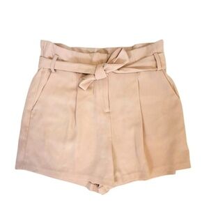 Dynamite Pink Blush High waisted Tie Short SZ Medium